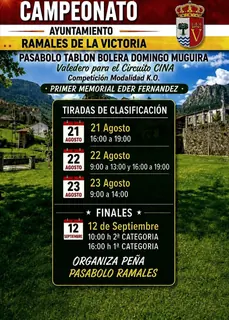 Campeonato Pasabolo Tablón I Memorial Eder Fernández · Ramales de la Victoria