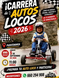 Carrera Autos Locos · Puentenansa