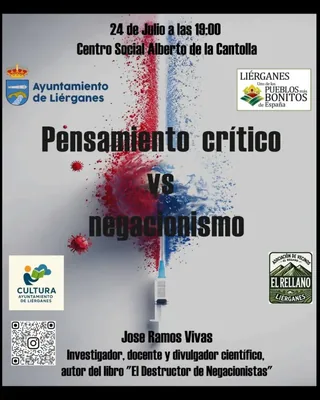 Charla «Pensamiento crítico vs negacionismo» · Liérganes