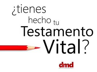 Charla-Taller: Testamento vital. Cómo y dónde formalizarlo · Gijón