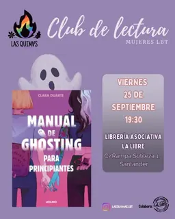 Club de lectura «Manual de ghosting para principiantes» · Santander