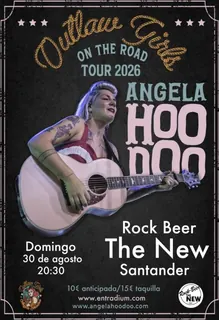 Concierto de Ángela Hoodoo · Santander