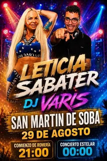 Concierto de Leticia Sabater y DJ Varis · Soba
