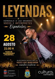 Concierto de Leyendas: Homenaje a las grandes voces españolas · Valderredible