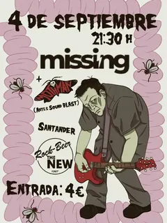 Concierto de Missing y Mothman · Santander