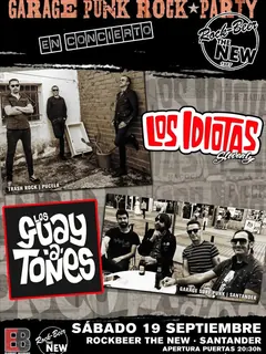 Concierto de The New 1987 y Los Idiotas · Santander