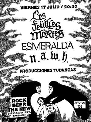 Concierto Les Feüilles Mörtes, Esmeralda y NAWH · Santander