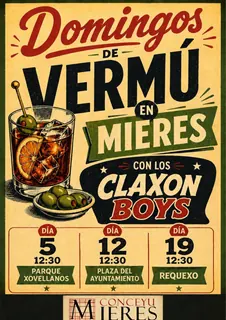 Domingos de Vermú - Claxon Boys · Mieres