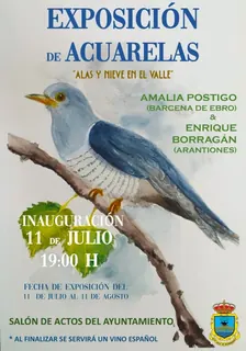 Exposición de acuarelas «Alas y nieve en el valle» · Quintanilla de An