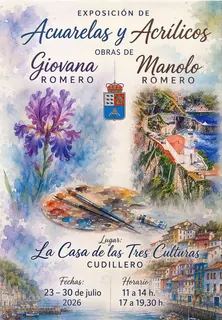 Exposición de pintura Giovana Romero y Manolo Romero · Cudillero