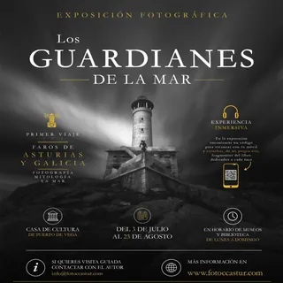 Exposición «Los Guardianes de la Mar: Primer Viaje – Faros de Asturias y Galicia» · Puerto de Vega