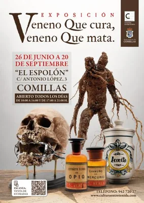 Exposición «Veneno que cura, veneno que mata» · Comillas