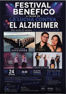 Festival benéfico contra el Alzheimer · Santander