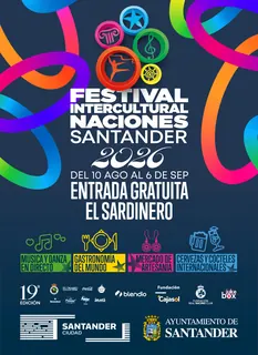 Festival Intercultural de las Naciones 2026 · Santander