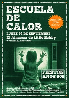 Fiesta Años 80 — Escuela de Calor · Santander