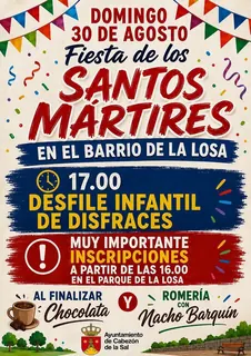 Fiesta de los Santos Mártires · Cabezón de la Sal
