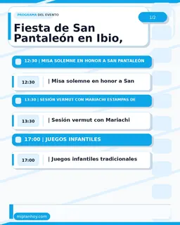 Fiesta de San Pantaleón · Ibio