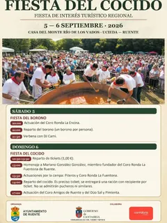 Fiesta del Cocido en Casa del Monte Río de los Vados · Ruente