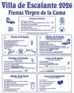 Fiestas de la Virgen de la Cama · Escalante