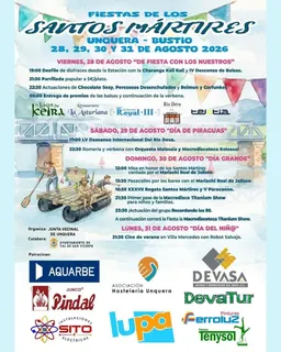 Fiestas de los Santos Mártires · Unquera