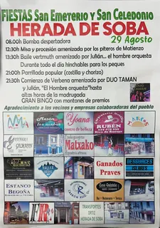 Fiestas de San Emeterio y San Celedonio · Soba