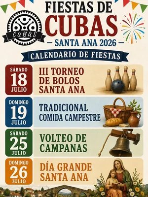 Fiestas de Santa Ana · Cubas