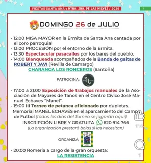 Fiestas de Santa Ana y Ntra. Sra. de las Nieves · Torrelavega