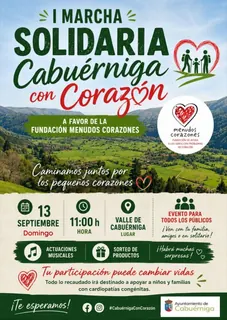 I Marcha Solidaria «Cabuérniga con corazón» · Cabuérniga