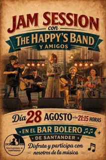 Jam Session con The Happy's Band y amigos · Santander