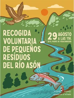 Jornada de basuraleza en el río Asón · Ramales de la Victoria