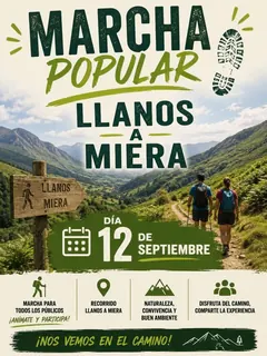 Marcha popular Llanos a Miera · Penagos