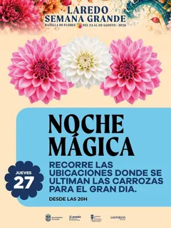 Noche mágica de las flores · Laredo