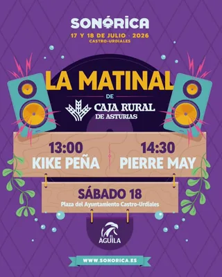 Pierre May en La Matinal by Sonórica · Castro-Urdiales