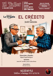 Teatro «El Crédito» de Jordi Galceran · Santander