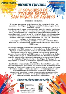 V Concurso Nacional de Pintura Rápida Juvenil · San Miguel de Aguayo