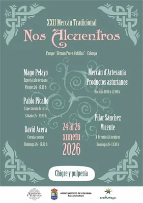 XXII Mercáu Tradicional Nos Alcuentros · Colunga