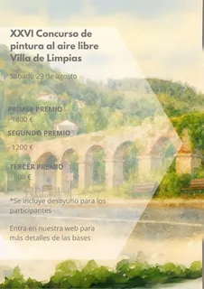 XXVI Concurso de pintura al aire libre · Limpias